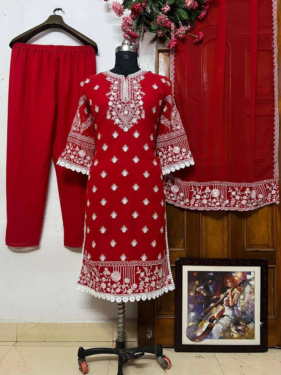 Vardan Ethnic Lc 1273 Heavy Georgette Wholesale Anarkali Party Wear Salwar Suit — Wholesale Salwar Suits, MPA wholesale from Surat - Gallery Image 2